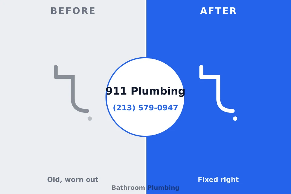 Before and after: plumbing company Anaconda, MT